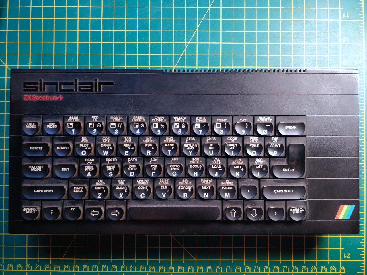 My crusty family Spectrum+, as it came out of the loft