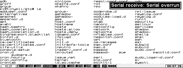 Psion 5 Serial Overflow