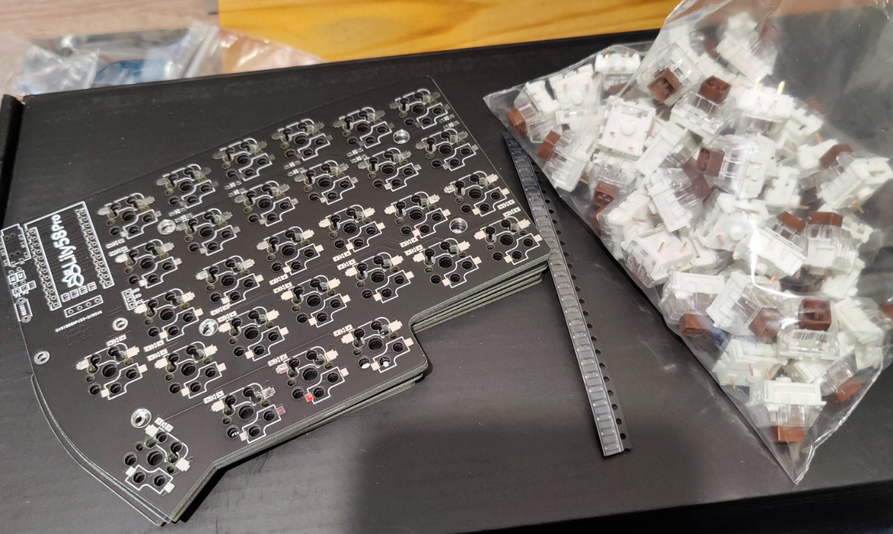 Lily58 Kit from Mech Keyboards