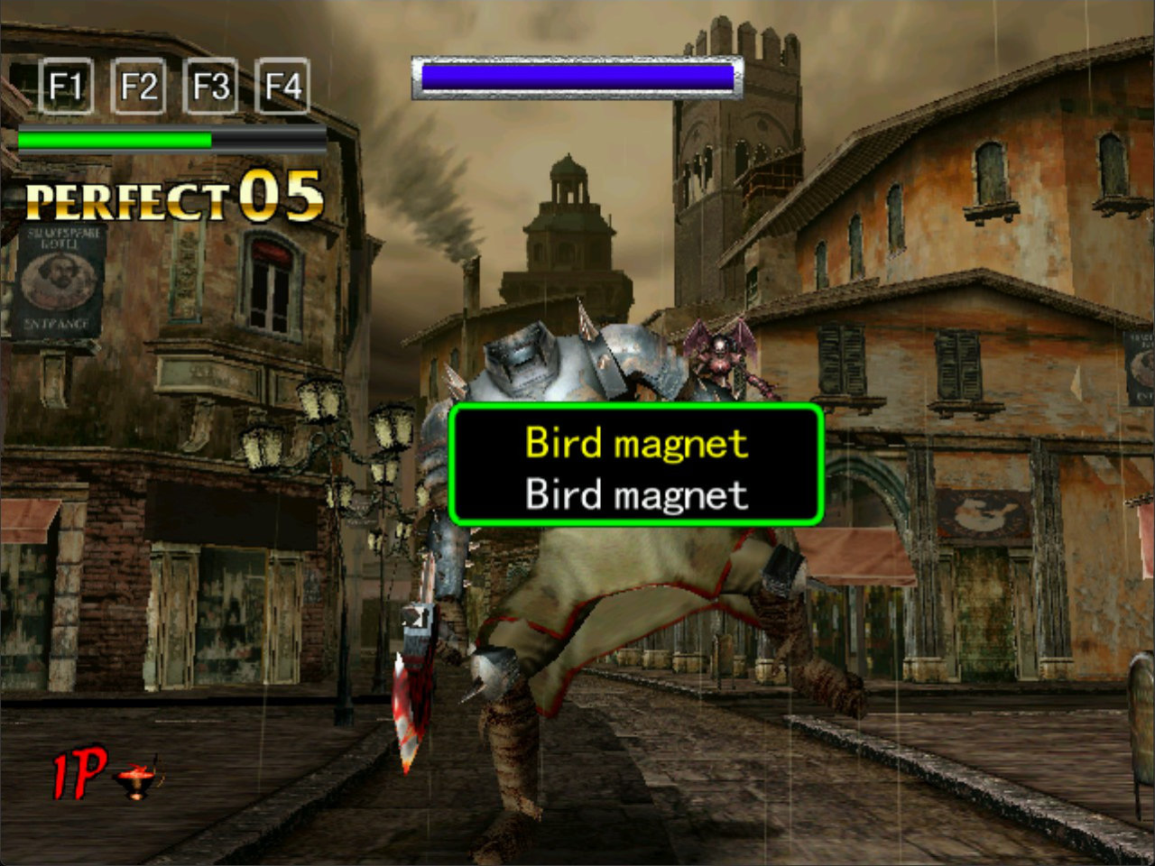 Typing Of The Dead - original game mode, first boss fight